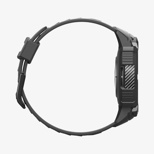 ACS06488 - Galaxy Watch 6 Classic (47mm) Case Rugged Armor Pro in black showing the front